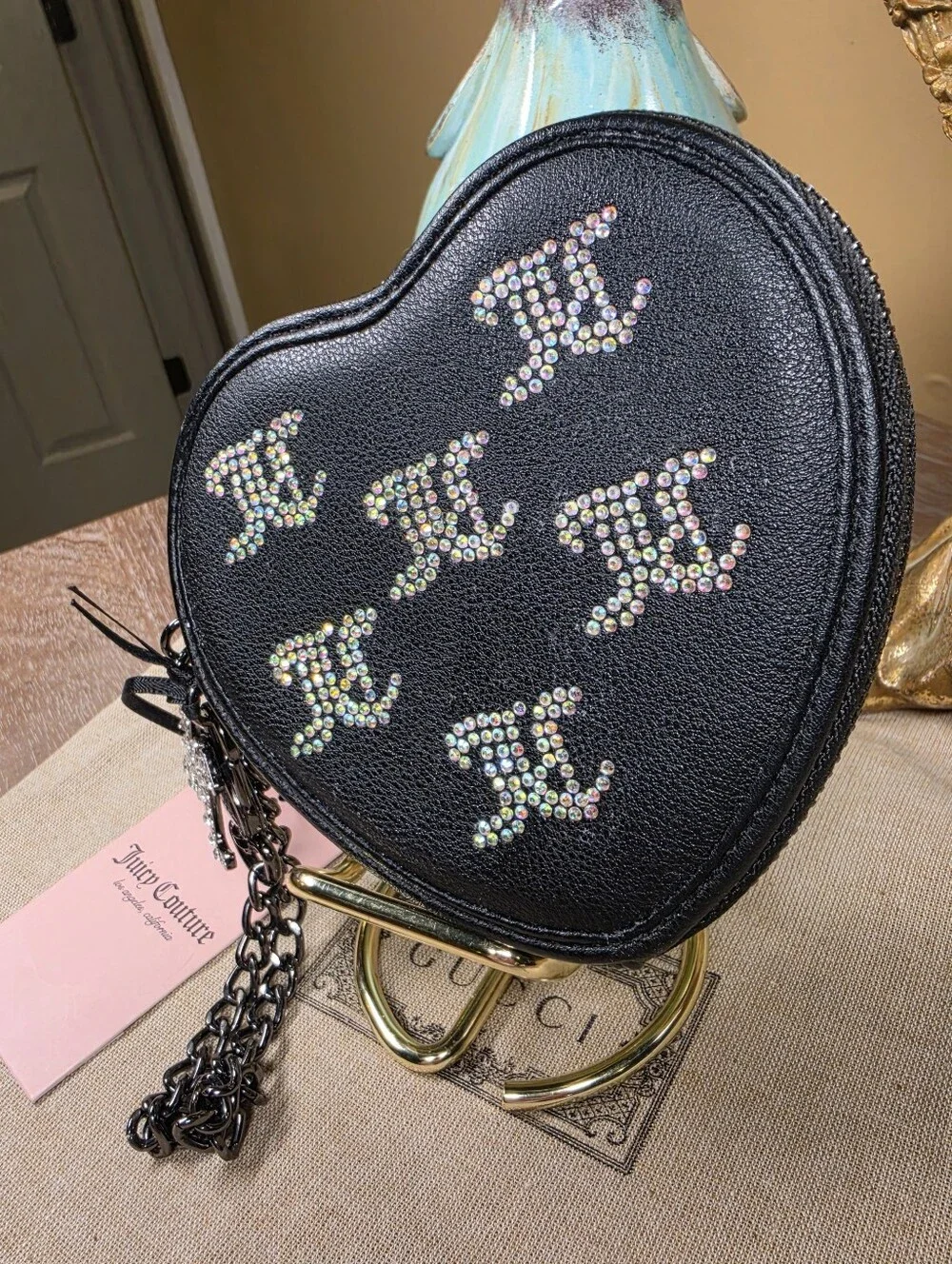 Juicy Couture heart shaped